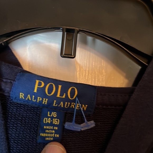 Polo Ralph Lauren Big Pony Full Zip Jacket Boys Large 14-16 - Picture 5 of 9